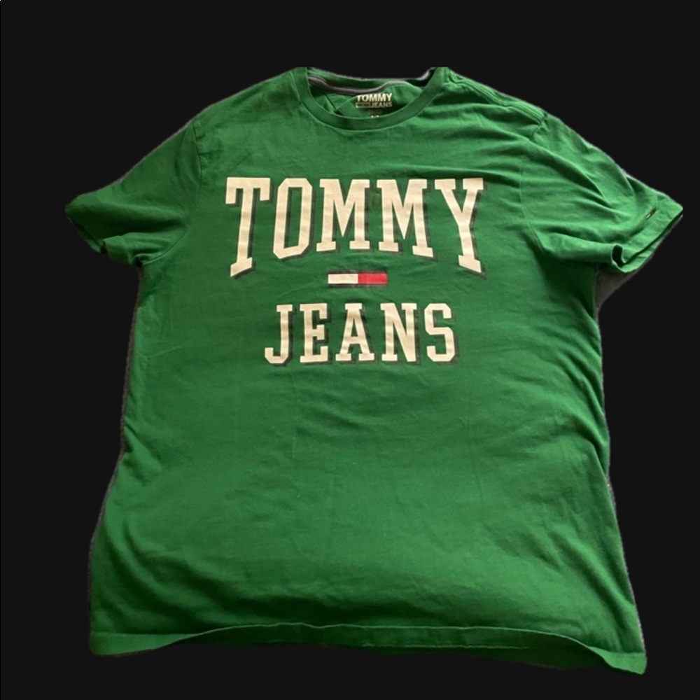Tommy Hilfiger jeans shirt green Small
